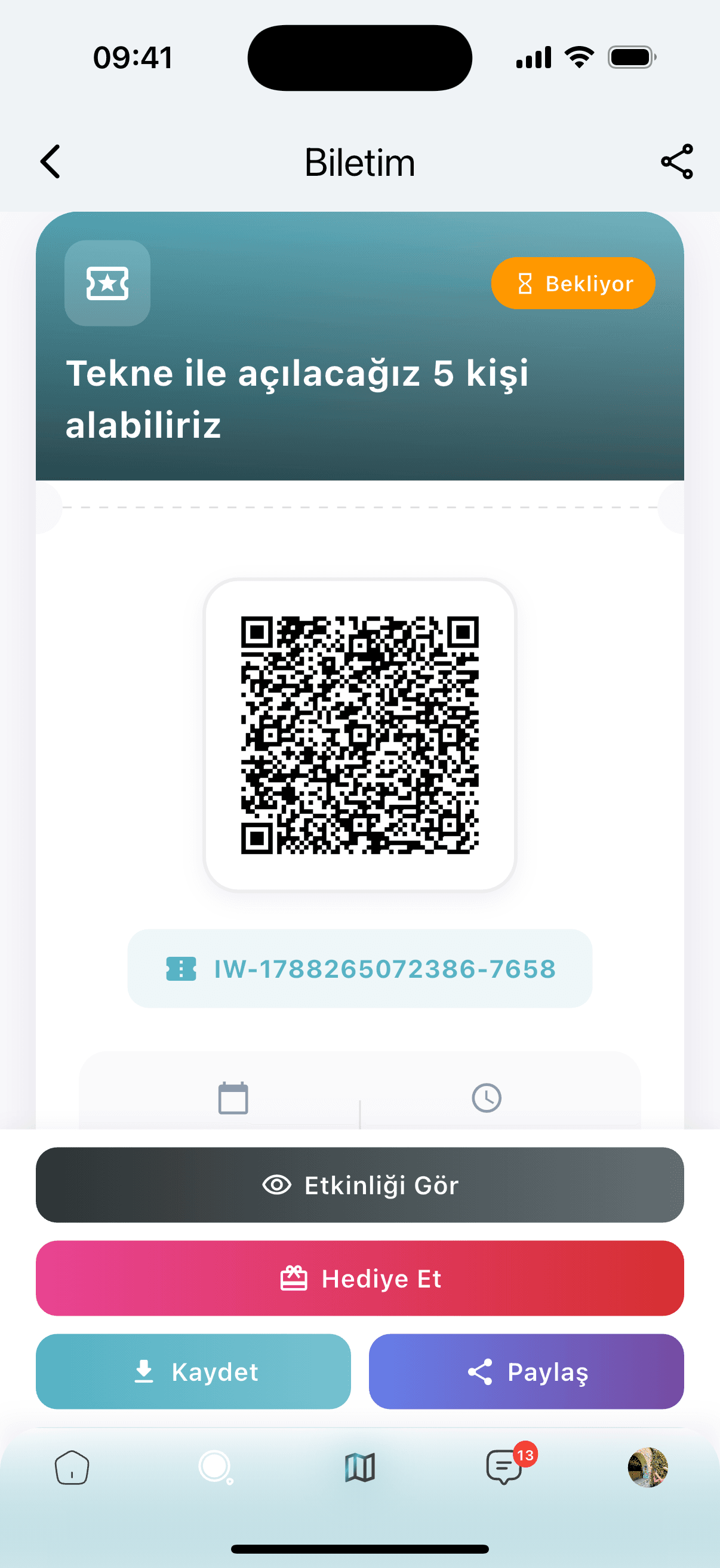 QR ile giriş